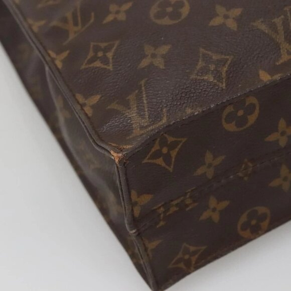 LOUIS VUITTON Monogram Sac Plat Hand Bag M51140 LV Auth 140069 - Picture 4 of 16